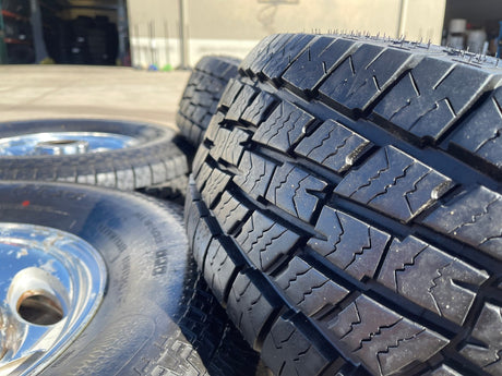 16" Ford F-250 F-350 Excursion OEM 3408 polished wheels rims tires Texas Truck Tire