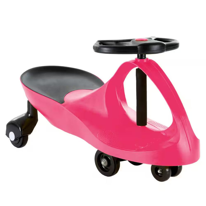 Wiggle Ride-On Car Toy with Twist and Swivel Steering, No Batteries, Gears, or Pedals Needed