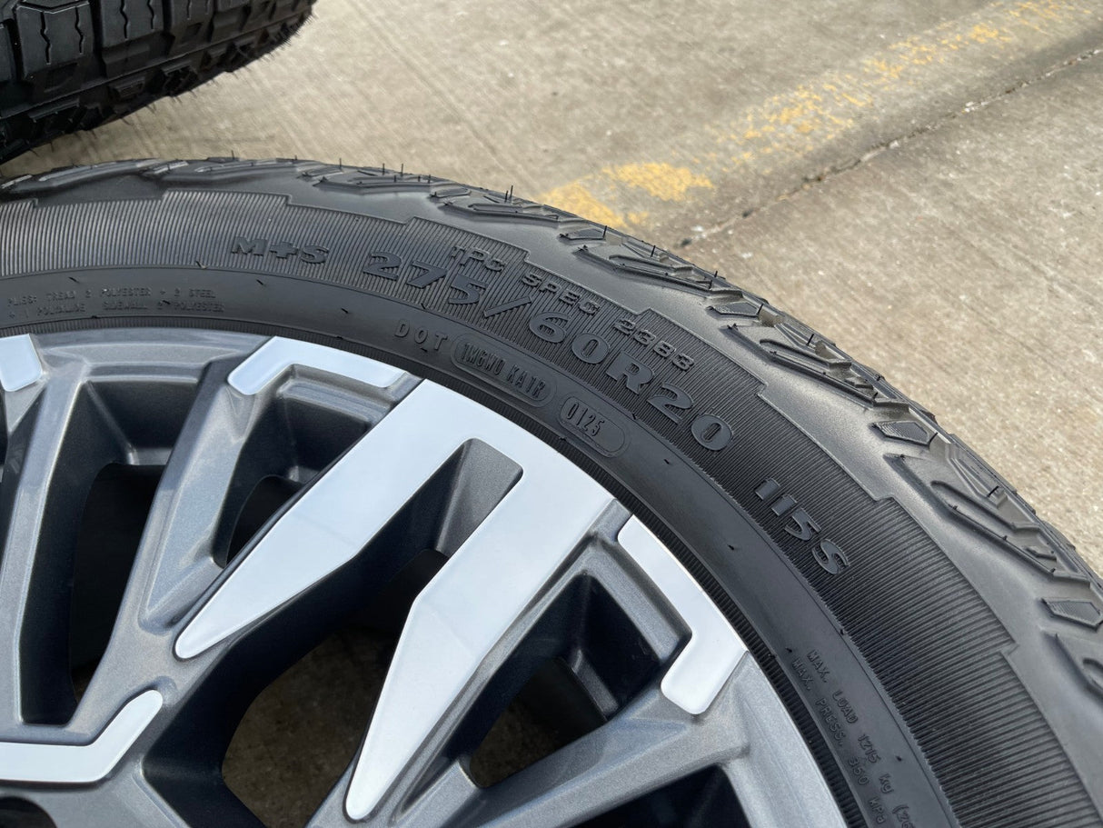 20" Chevy Silverado Z71 GMC Sierra Canyon Colorado OEM wheels rims 2025 2026 Texas Truck Tire