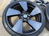 21" Lucid Air Grand Touring OEM 95618 95619 wheels rims black tires NEW Texas Truck Tire