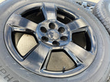 20" Chevy Silverado 1500 Tahoe Suburban OEM wheels rims 5652 tires GMC Texas Truck Tire