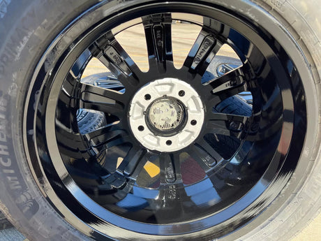 21" Lexus LX570 Toyota Land Cruiser OEM 74341 black wheels rims tires NEW Texas Truck Tire