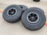 17" Ford F-150 Raptor OEM BEADLOCK rims wheels 10459 95210 BFG KO2 37" tires NEW Texas Truck Tire