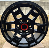 Toyota TRD Style Wheels 17 x 9 Auto Rims 4pcs  Matte Black