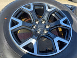20" Jeep Grand Wagoneer Dodge Ram 1500 OEM black 9296 wheels rims 2025 2026 NEW Texas Truck Tire