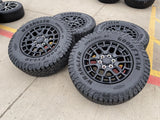 18" Toyota Tundra TSS T FORCE TRD OEM black wheels rims Sequoia 2025 2026 NEW Texas Truck Tire