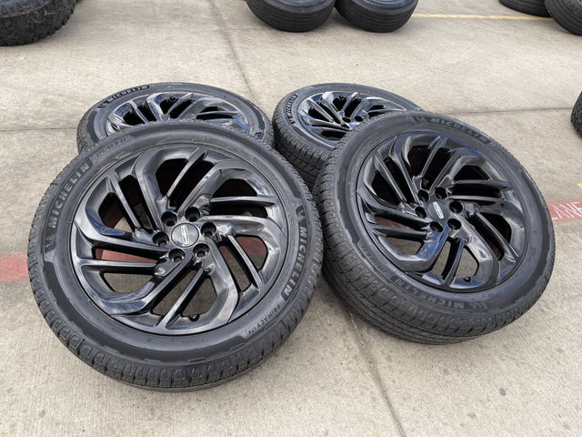 22" Lincoln Navigator OEM 94225 rims wheels BLACK LABEL 2025 2026 MICHELIN NEW Texas Truck Tire