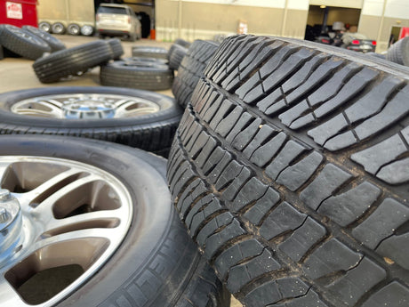 20" Ford F-250 F-350 OEM 3951 3845 KING RANCH rims wheels tires MICHELIN LTX A/T Texas Truck Tire