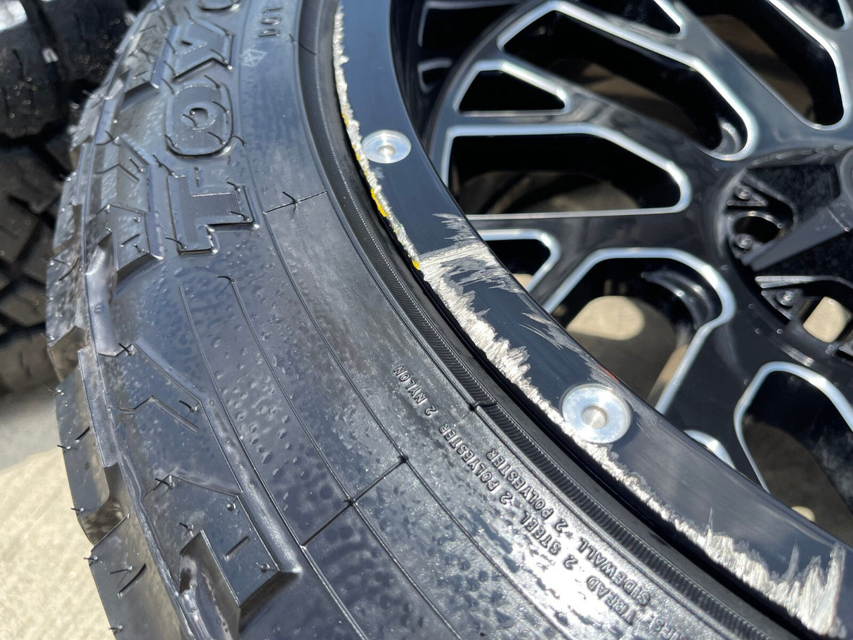 22x12 XTREME FORCE XF- 8 Chevy Silverado Ford F-150 RAM wheels rims 6x139 6x135 Texas Truck Tire