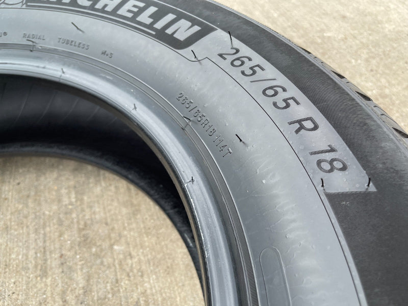 265/65/18 Michelin Primacy LTX tire F-150 Yukon Silverado 265/65r18 NEW TAKE OFF Texas Truck Tire