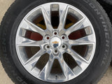 20" Chevy Tahoe Silverado 5920 OEM wheels rims GMC Yukon 2025 2026 CONTINENTAL Texas Truck Tire