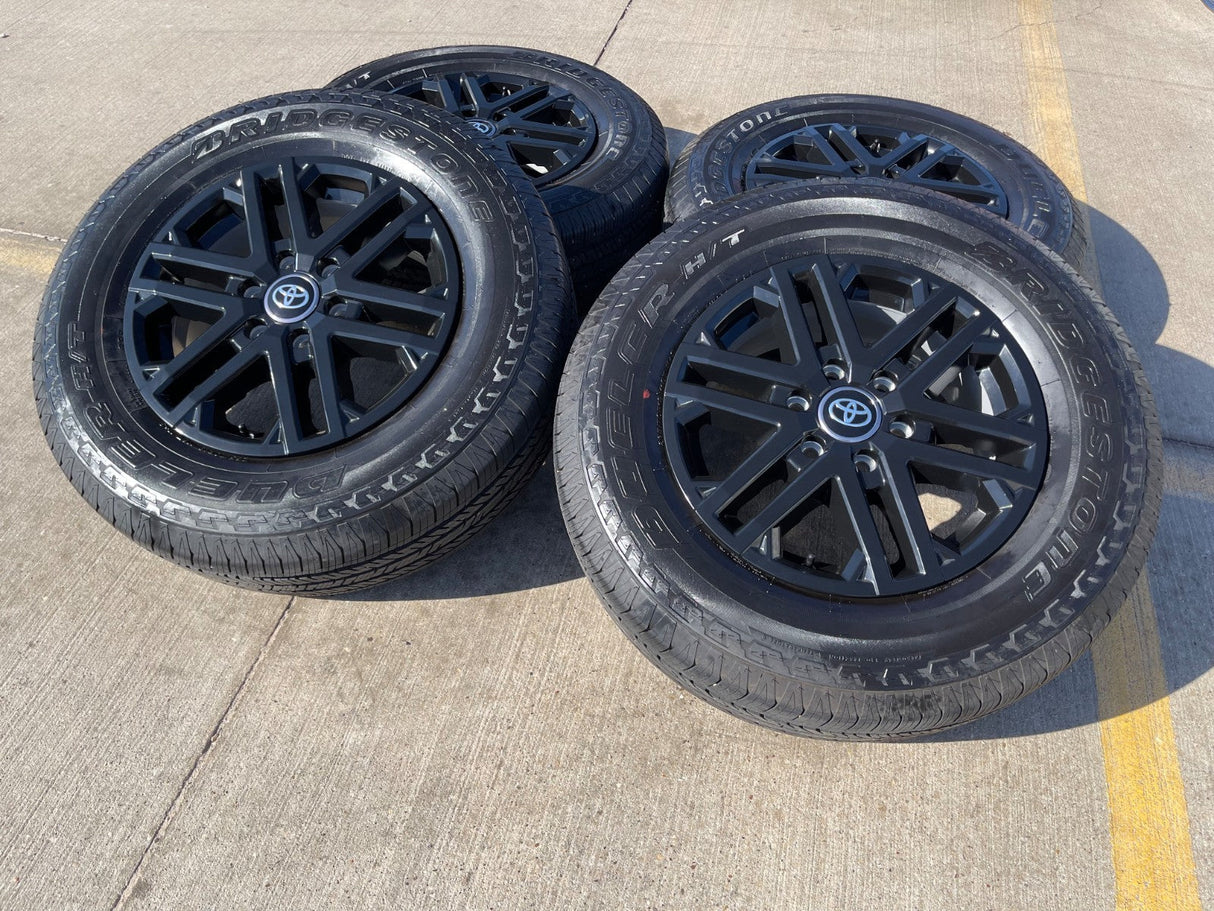 18" Toyota Tundra Sequoia TRD OEM wheels rims 75281 Lexus GX550 LX600 NEW 2026 Texas Truck Tire