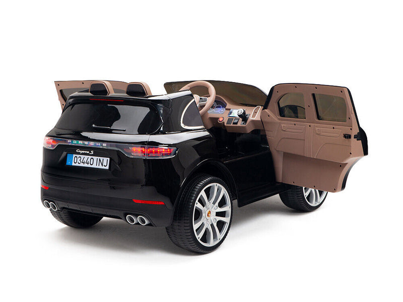 12V Electric Porsche Cayenne Children's Ride-on Car with EVA Rubber Tires