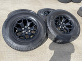 18" Dodge Ram 1500 TRX RHO Black OEM 66002 wheels rims HANKOOK A/T2 35" Texas Truck Tire