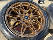 19" Ford Mustang GT Track Pack OEM 10600 10603 Bronze wheels rims 2025 2026 NEW Texas Truck Tire