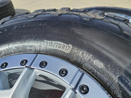 17" Ford F-150 Raptor R OEM Replica BEADLOCK 10460 rims wheels 35" tires BFG NEW Texas Truck Tire