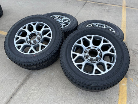 20" Ford F-250 F-350 OEM Lariat wheels rims 10292 tires BRIDGESTONE A/T Texas Truck Tire