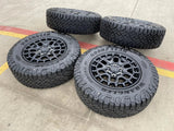 18" Toyota Tundra TSS T FORCE TRD OEM black wheels rims Sequoia 2025 2026 NEW Texas Truck Tire