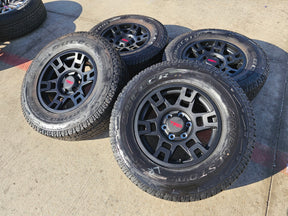 17" Toyota Tacoma 4Runner OEM wheels rims black 75167 TRD FJ DUELER A/T NEW Texas Truck Tire