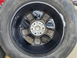 20" Dodge Ram 1500 OEM LIMITED Black 2676 2723 wheels rims FIRESTONE A/T Texas Truck Tire
