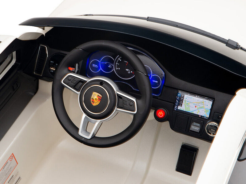 12V Electric Porsche Cayenne Children's Ride-on Car with EVA Rubber Tires