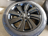 22" Lincoln Navigator OEM rims wheels Black Label 95384 10496 tires NEW Texas Truck Tire