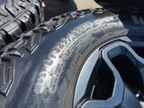 18" Dodge Ram 1500 TRX RHO Black OEM 66002 wheels rims TERRITORY M/T 35" Texas Truck Tire