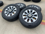 20" Chevy Silverado GMC Sierra AT4 2500 3500 OEM 5960 5947 wheels rims Texas Truck Tire