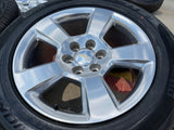 20" Chevy Silverado Tahoe Suburban OEM 5652 wheels rims tires PIRELLI A/T Texas Truck Tire