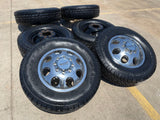 17" American Racing AR204 Dodge Ram 3500 DUALLY OEM wheels rims 8x165 8x6.5 NEW Texas Truck Tire