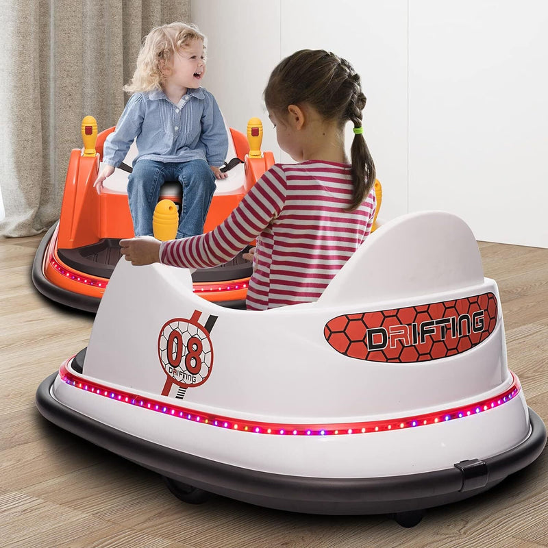 6V Electric Ride-On Bumper Car with Remote Control for Kids and Toddlers