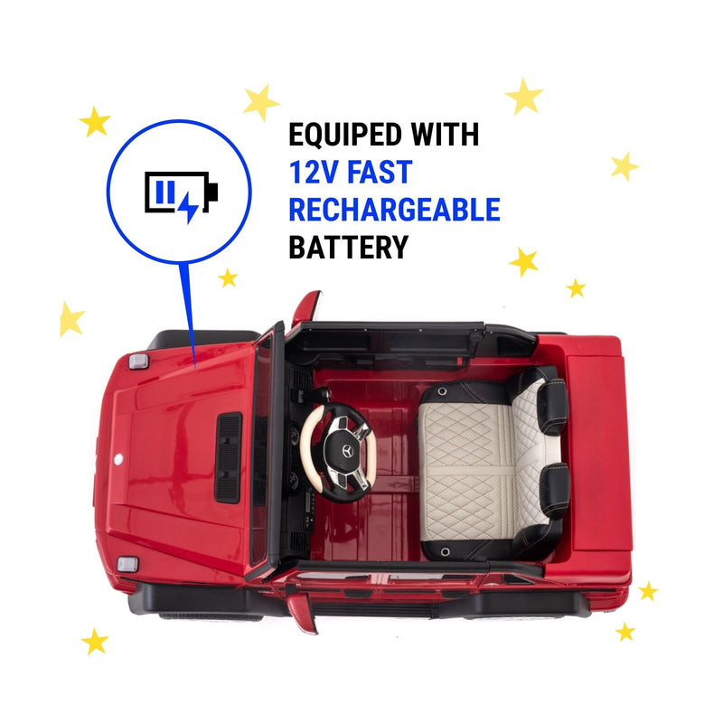 2022 Mercedes Maybach G650 Ride On Kids Toy Car 12V AMG Upgraded Version with Remote Control and Realistic Features