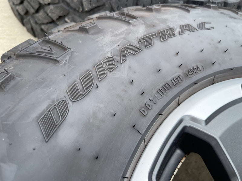 18" Ford F-250 F-350 OEM TREMOR rims wheels 10482 tires DURATRAC R/T 35" Texas Truck Tire