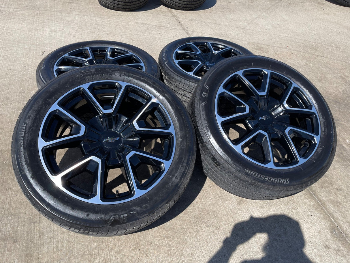 22" Chevy Tahoe Suburban RST OEM 14035 wheels rims Silverado 2024 2025 2026 2027 Texas Truck Tire