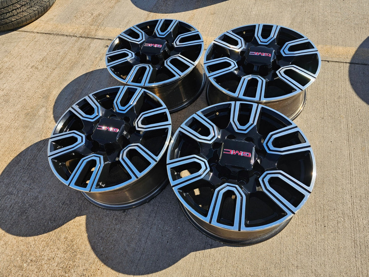 20" GMC Sierra AT4 2500 3500 OEM wheels rims 5950 Silverado 2023 2024 2025 2026 Texas Truck Tire