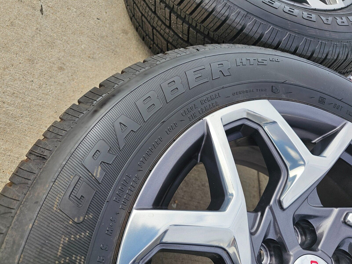 20" GMC Sierra Yukon AT4 Tahoe Silverado OEM wheels rims tires 2022 2023 2024 Texas Truck Tire