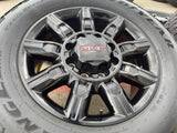 20" GMC Sierra DENALI 2500 3500 OEM 14137 5963 wheels rims Silverado tires A/T Texas Truck Tire