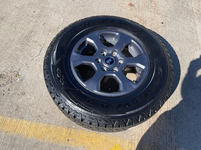 17" Ford Bronco wheel rim SPARE 10384 OEM Ranger 2023 2024 2025 GOODYEAR Texas Truck Tire