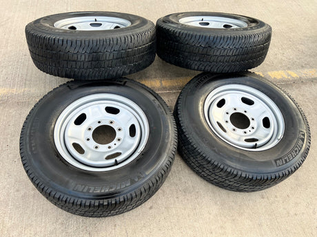 17" Ford F-250 F-350 OEM 3828 wheels rims tires MICHELIN LTX A/T2 Texas Truck Tire