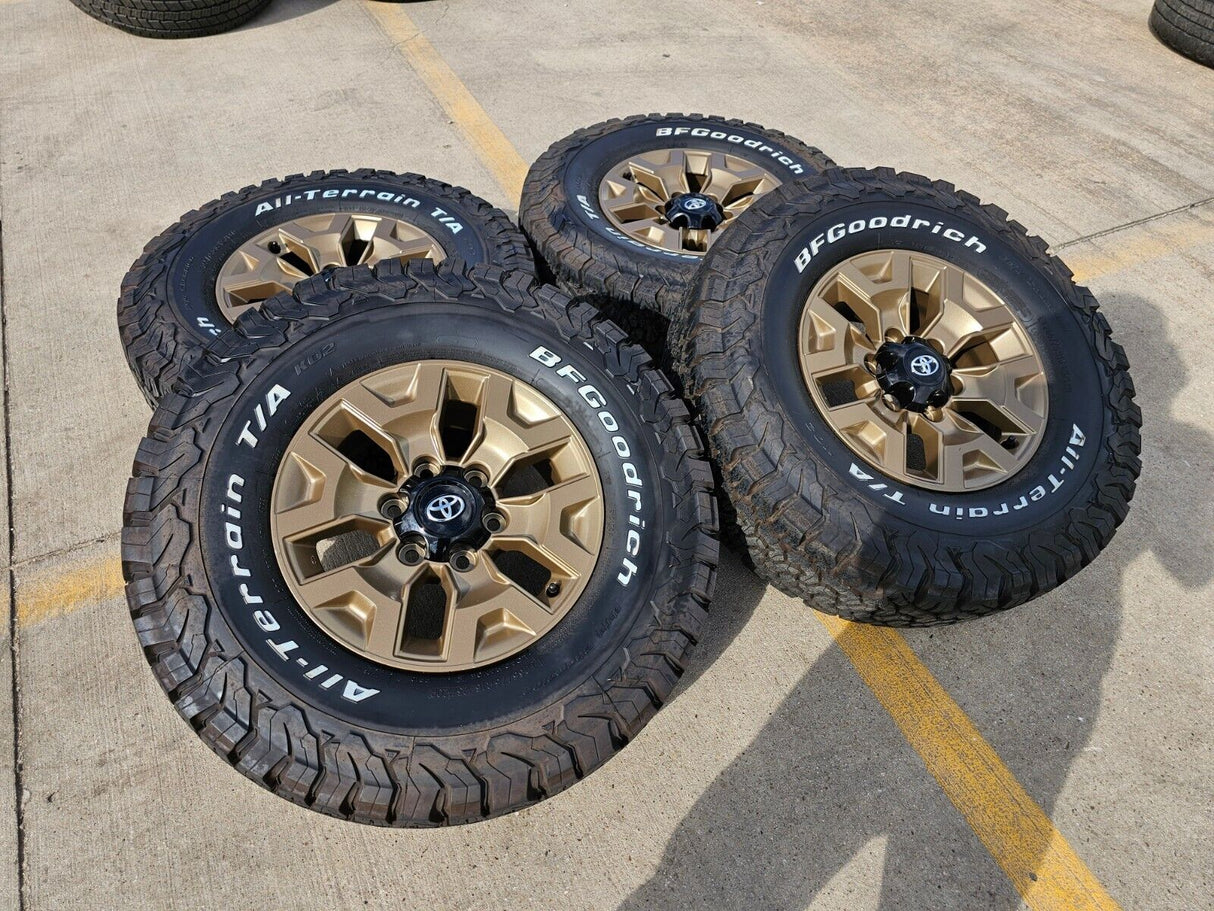 16" Toyota Tacoma TRD wheels rims 75189 OEM 4Runner FJ BFG NEW Texas Truck Tire