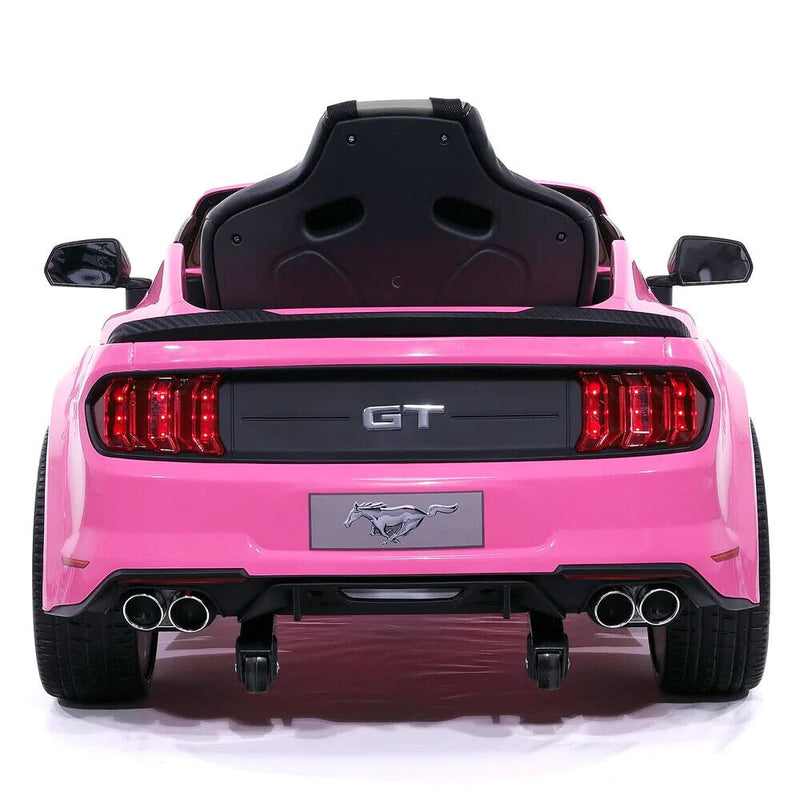 24V KIDS GIRLS RIDE ON FORD MUSTANG GT DELUXE EDITION VEHICLE, DUAL HIGH-PERFORMANCE ENGINES+REMOTE CONTROL