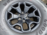 18" Dodge Ram 1500 TRX RHO Black OEM 66002 wheels rims TERRITORY A/T 35" NEW Texas Truck Tire