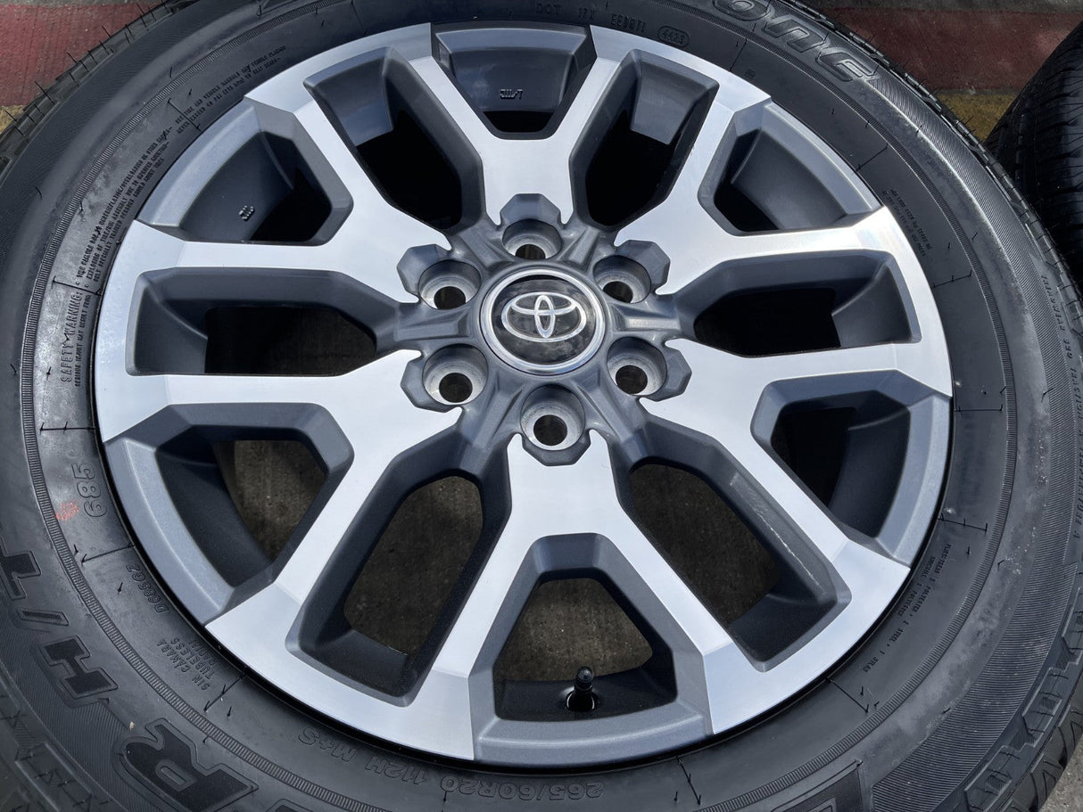 20" Toyota Tundra TSS TRD OEM wheels rims 95359 75277 Sequoia 2024 2025 2026 NEW Texas Truck Tire