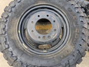 17" Dodge Ram 3500 Dually Laramie 8x200 wheels rims 2703 2704 OEM TOYO M/T 33" Texas Truck Tire