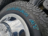 17" Dodge Ram 3500 Dually 8x200 wheels rims 2703 2704 OEM 2025 2026 NEW A/T Texas Truck Tire
