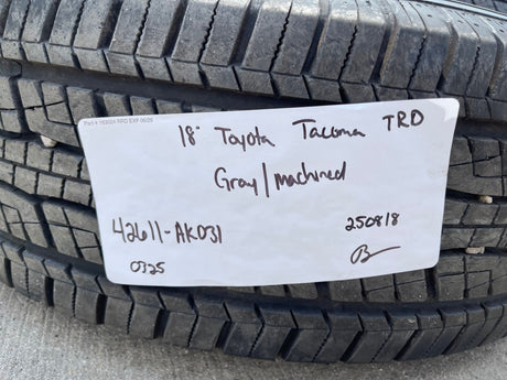 18" Toyota Tacoma 4Runner LIMITED OEM 10641 wheels rims 2024 2025 2026 NEW Texas Truck Tire