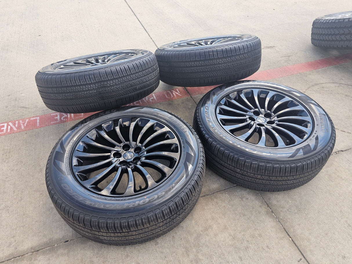 20" Lincoln Aviator Black Label OEM rims wheels 10189 Explorer 2024 2025 NEW Texas Truck Tire