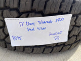 17" Chevy Silverado GMC Sierra 2500 OEM 8095 wheels rims COOPER DISCOVERER AT Texas Truck Tire
