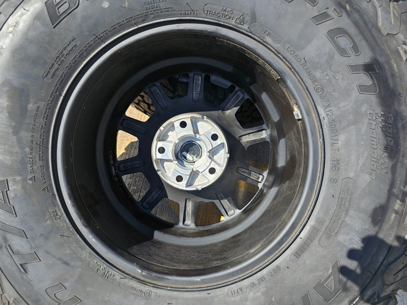 (5) 17" AEV Jeep Wrangler Rubicon OEM Salta wheels rims Gladiator BFG 37" NEW Texas Truck Tire