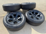 20" Dodge Ram 1500 OEM Laramie Black 2680 wheels rims tires 2024 2025 2026 NEW Texas Truck Tire